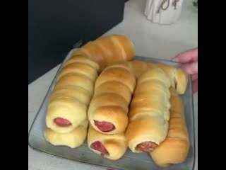 "sausages in dough"