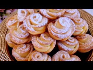 10 minutes and charming roses are ready these cookies with cottage cheese just melt in your mouth delicious, fast and budget option