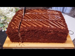 this recipe is just a godsend. incredibly easy to prepare and very tasty chocolate honey cake.