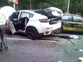 accident in podolsk on 26 07 10 involving 12 cars