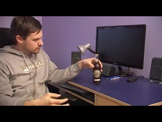 the easiest way to open a beer